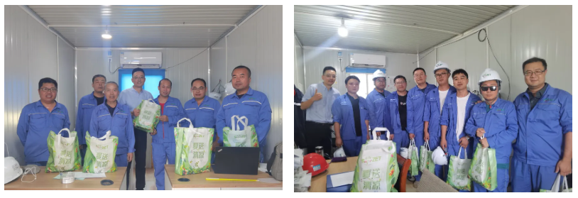 关怀一线 致敬匠心 | 九州酷游开展项目现场夏日“送清凉”慰问活动